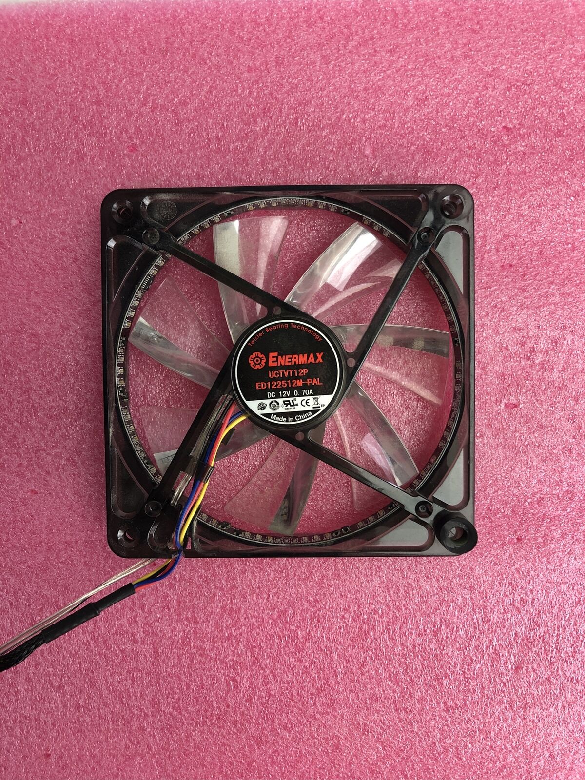 TBVEGAS UCTVT12P 120MM LED Fans With programed lighting