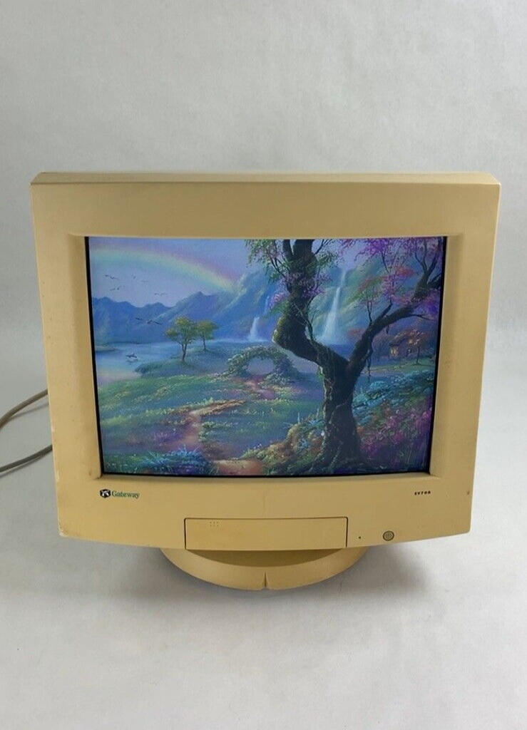 Gateway EV700 YE0711-01 VGA Color VGA CRT Monitor Retro Gaming Tested