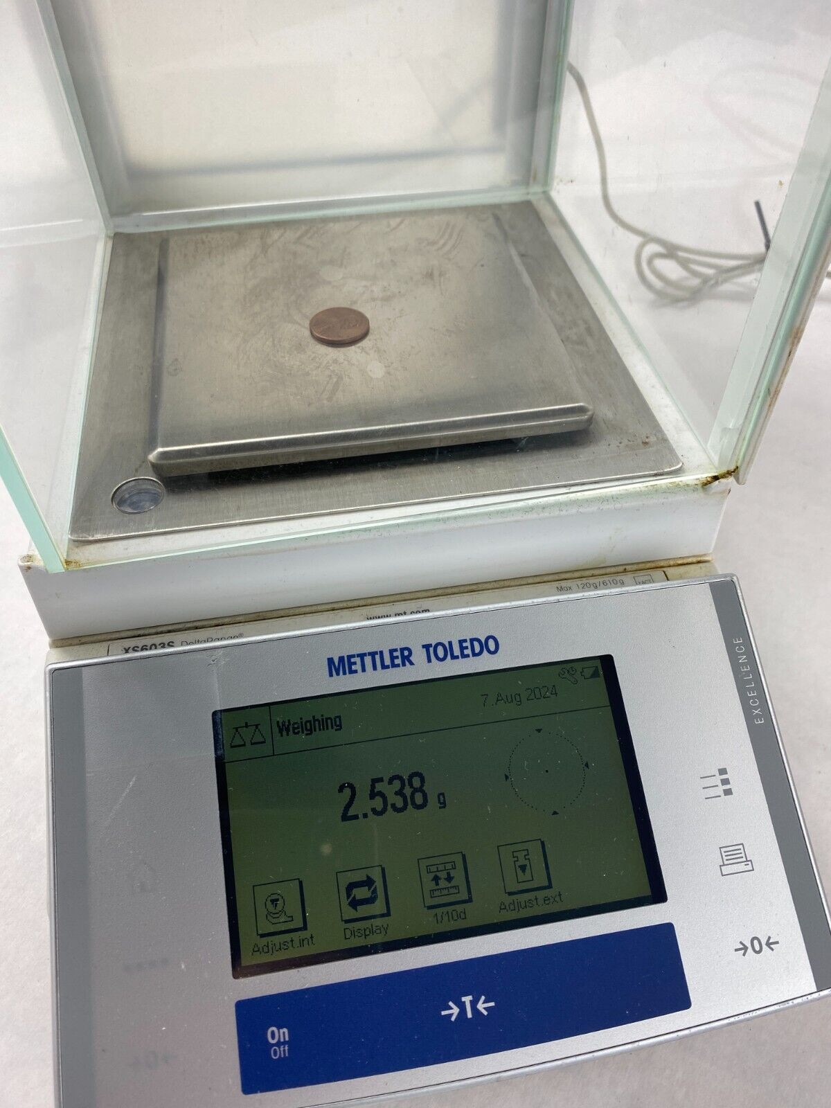 Mettler XS603S DeltaRange Analytical Balance Scale