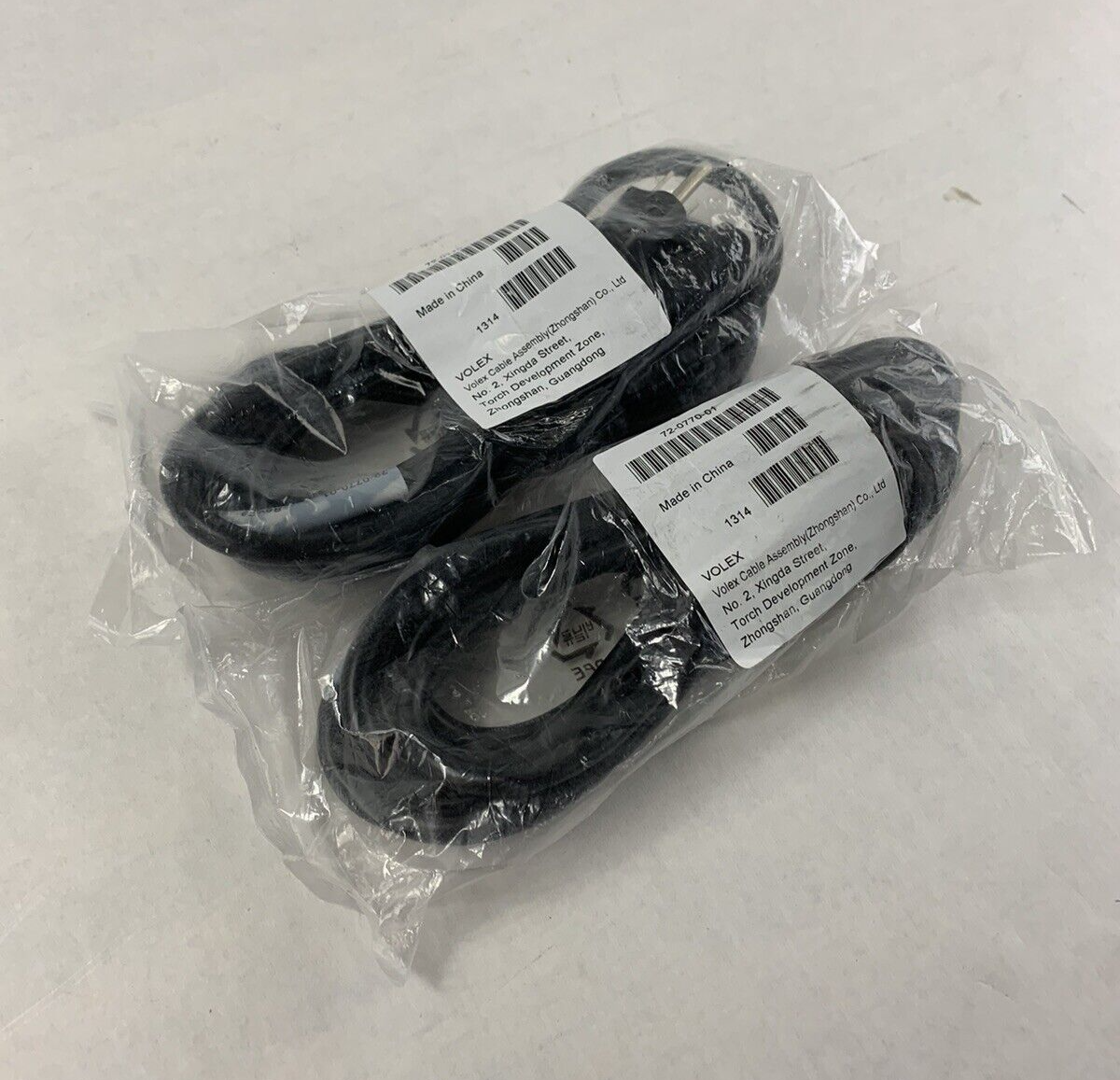 Volex Power Cord 72-0770-01 Lot of 2