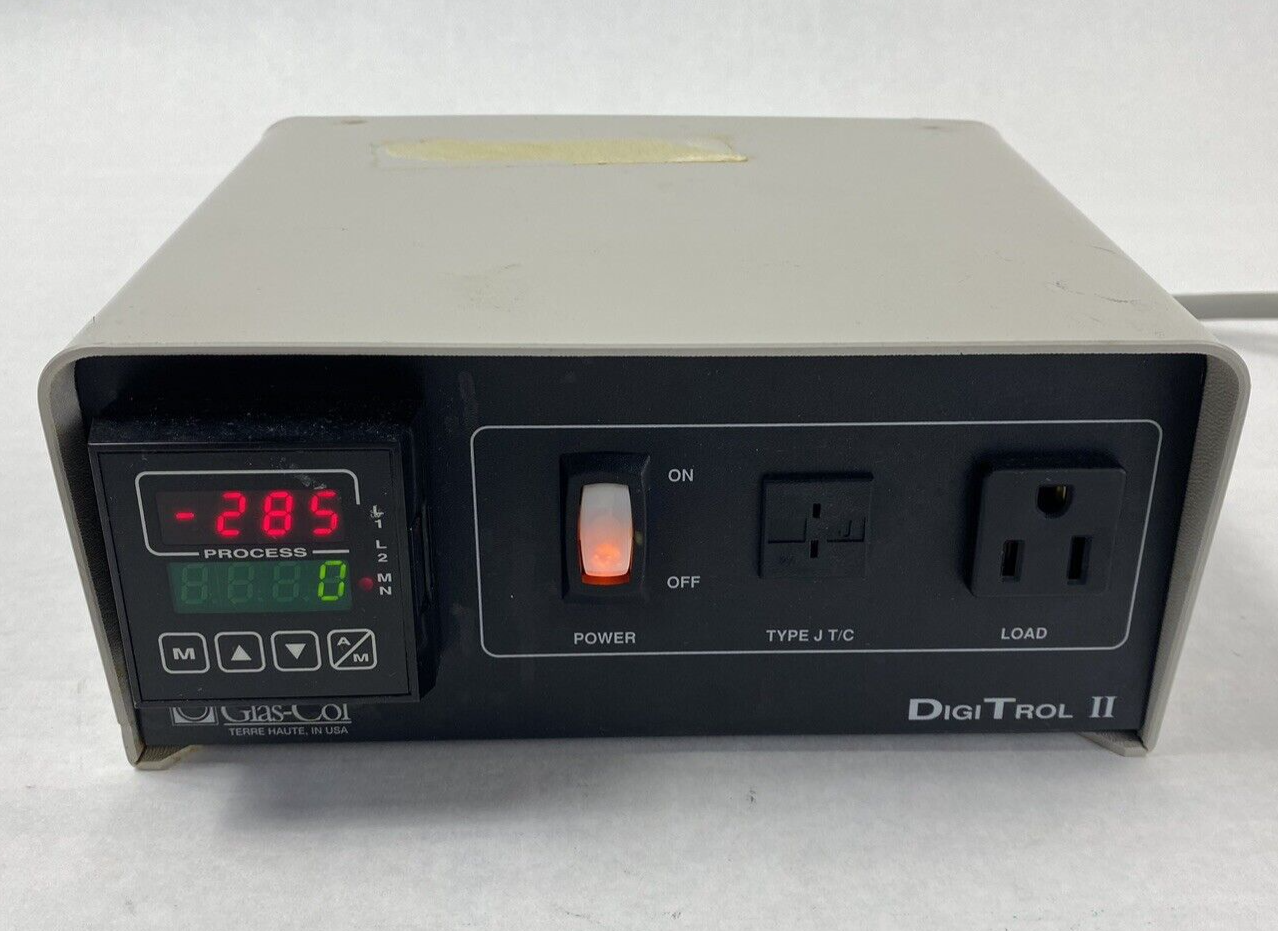 Glas-Col Digi Trol II 104A PL612 Temperature Controller Power Tested