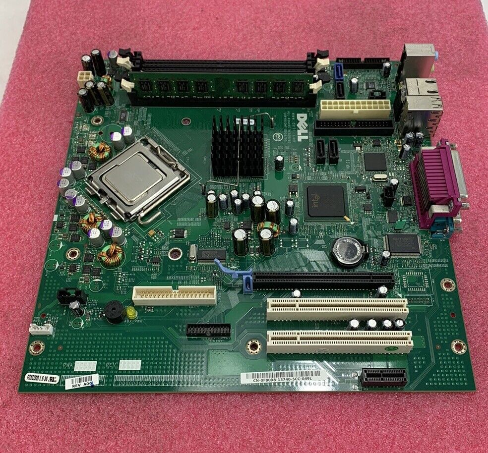 Dell OF8098 Motherboard Intel Pentium D 3.00GHz 2GB RAM w/ Shield