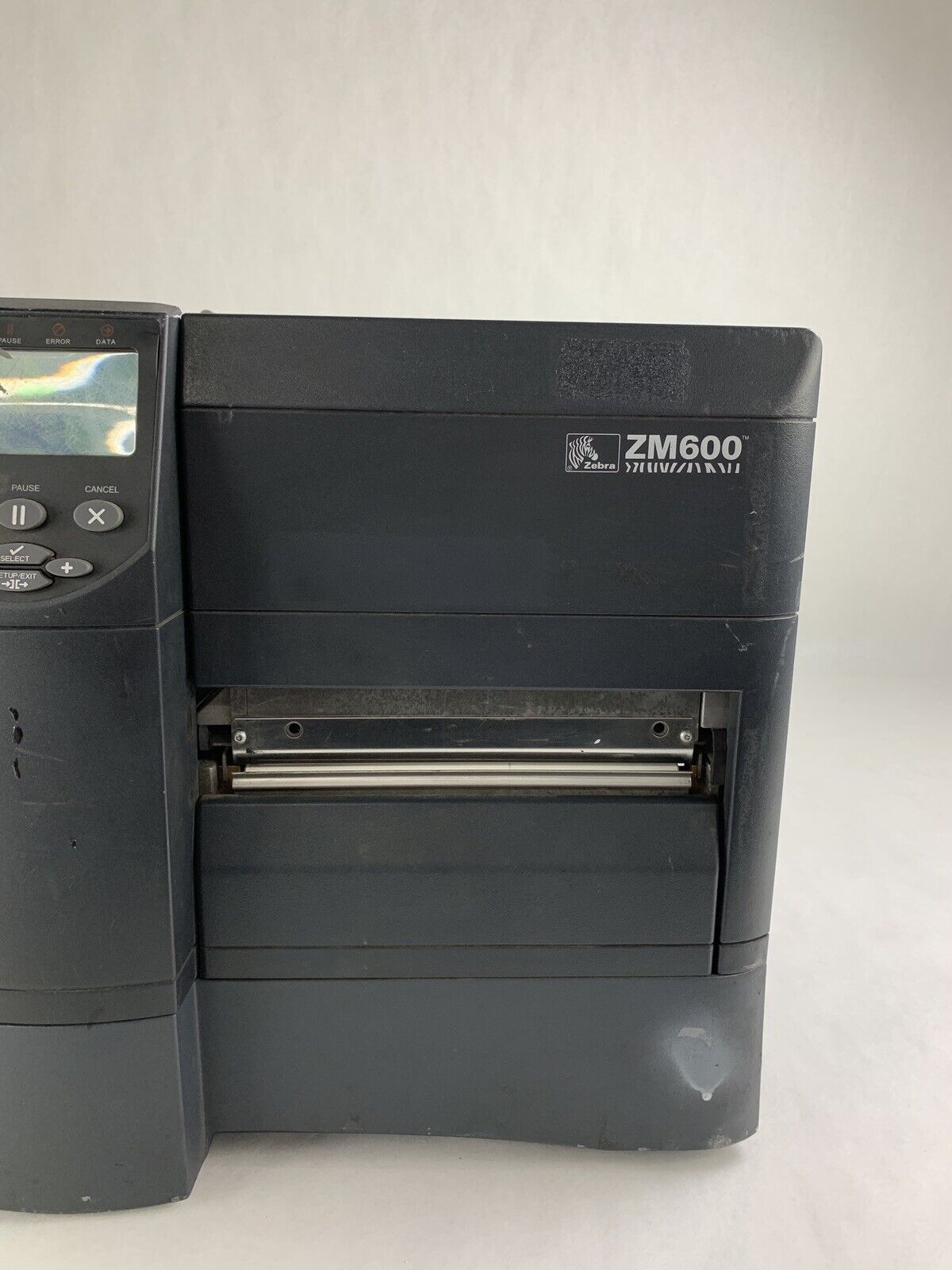 Zebra ZM600 200 dpi Label Printer Thermal Parallel USB Tested Prints For Parts