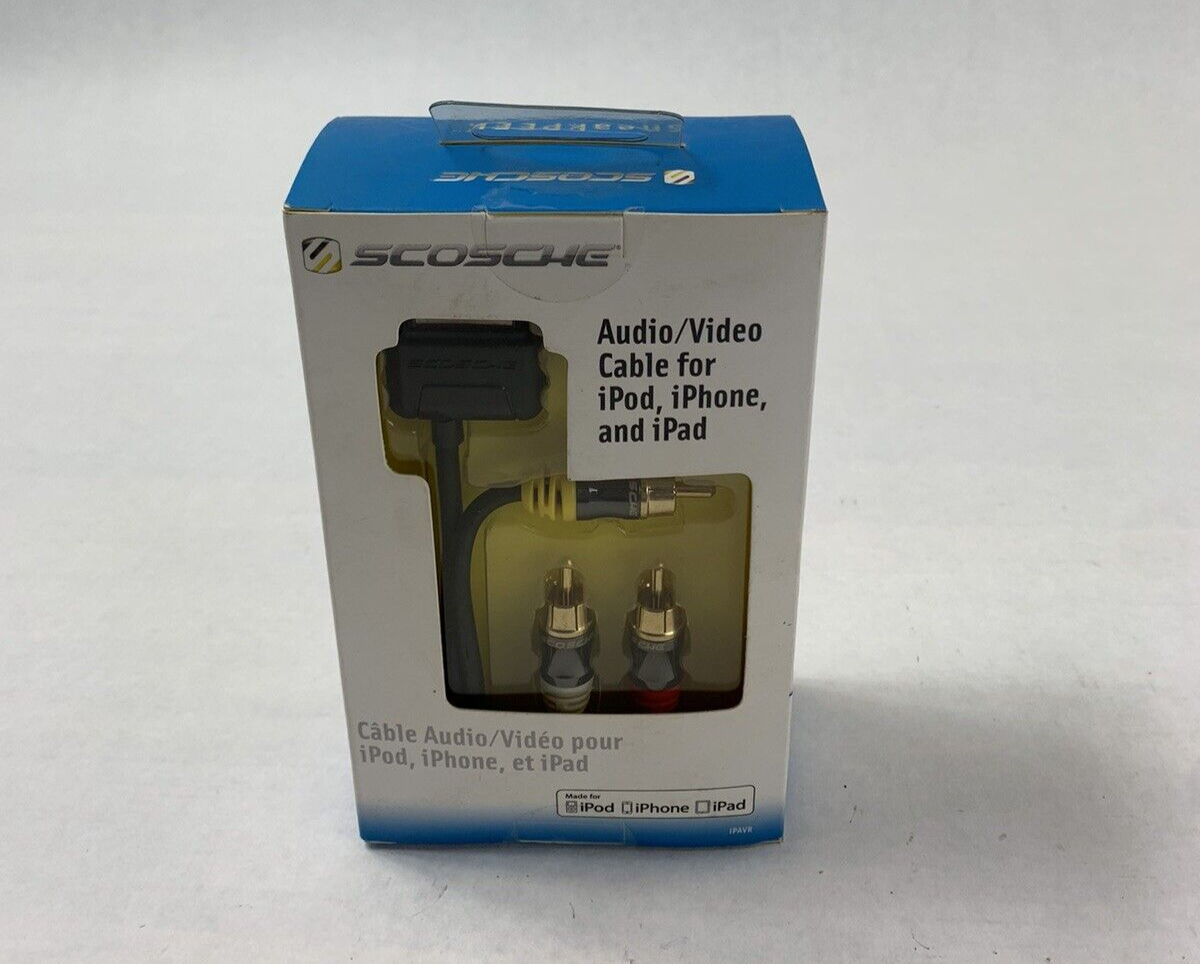 Scosche Audio/Video Cable for iPod, iPhone, and iPad