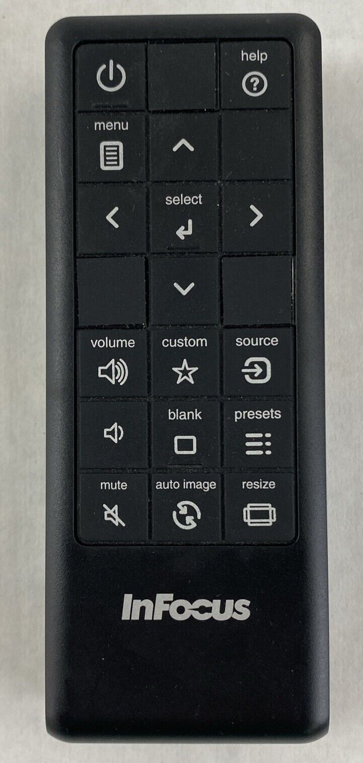 InFocus HW-NAVIGATOR-3 Remote Control for IN3916 AA0021 Projector