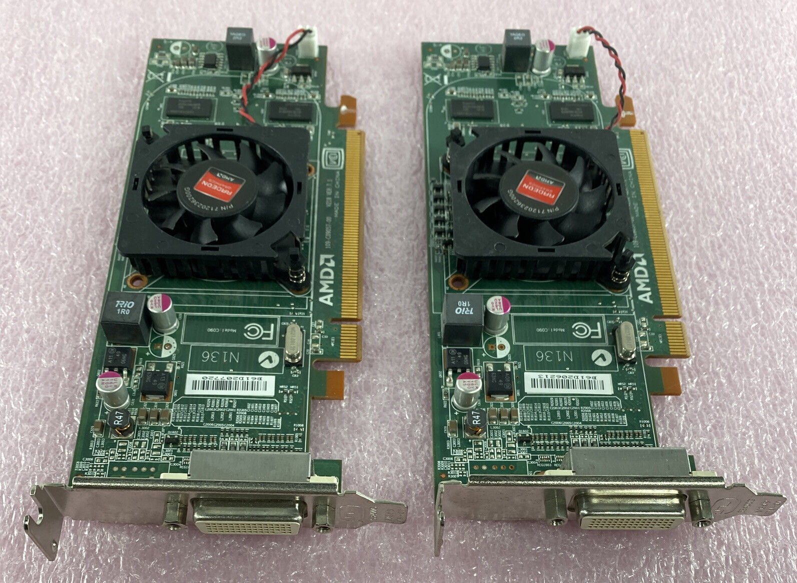 Dell 01CX3M 512MB ATI Radeon HD6350 DMS-59 Video Cards 109-C09057-00 (Lot of 6)