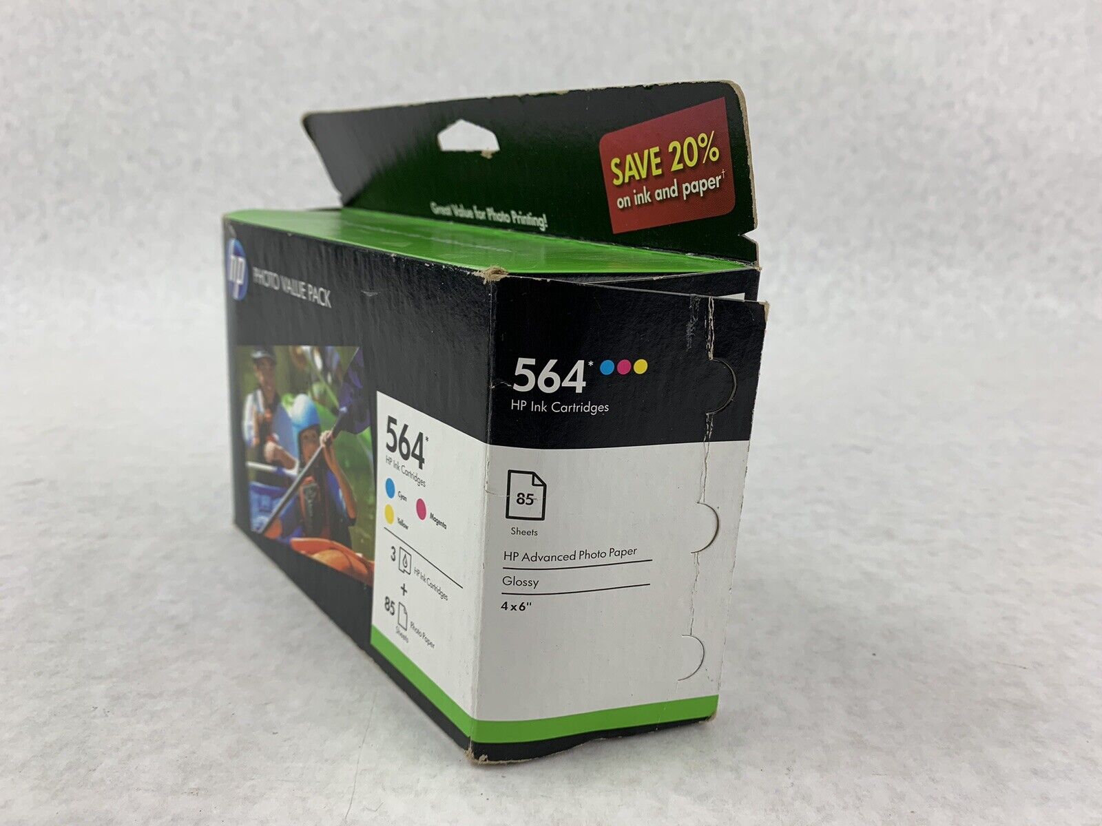 HP 564 Cyan Magenta Yellow Sealed Combo Pack Ink Cartridges Exp 2014