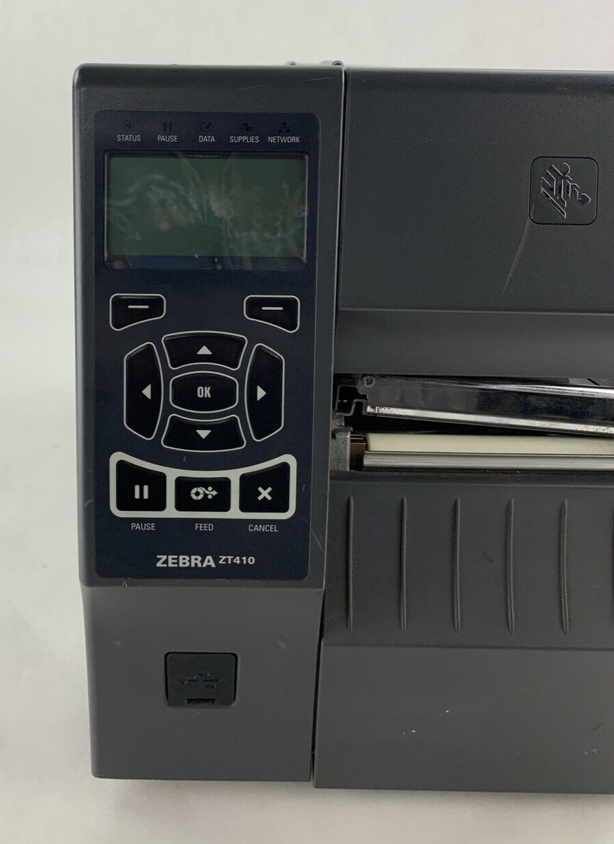 Zebra ZT410 Industrial Printer USB Parts and Repair Bad Printhead Holder