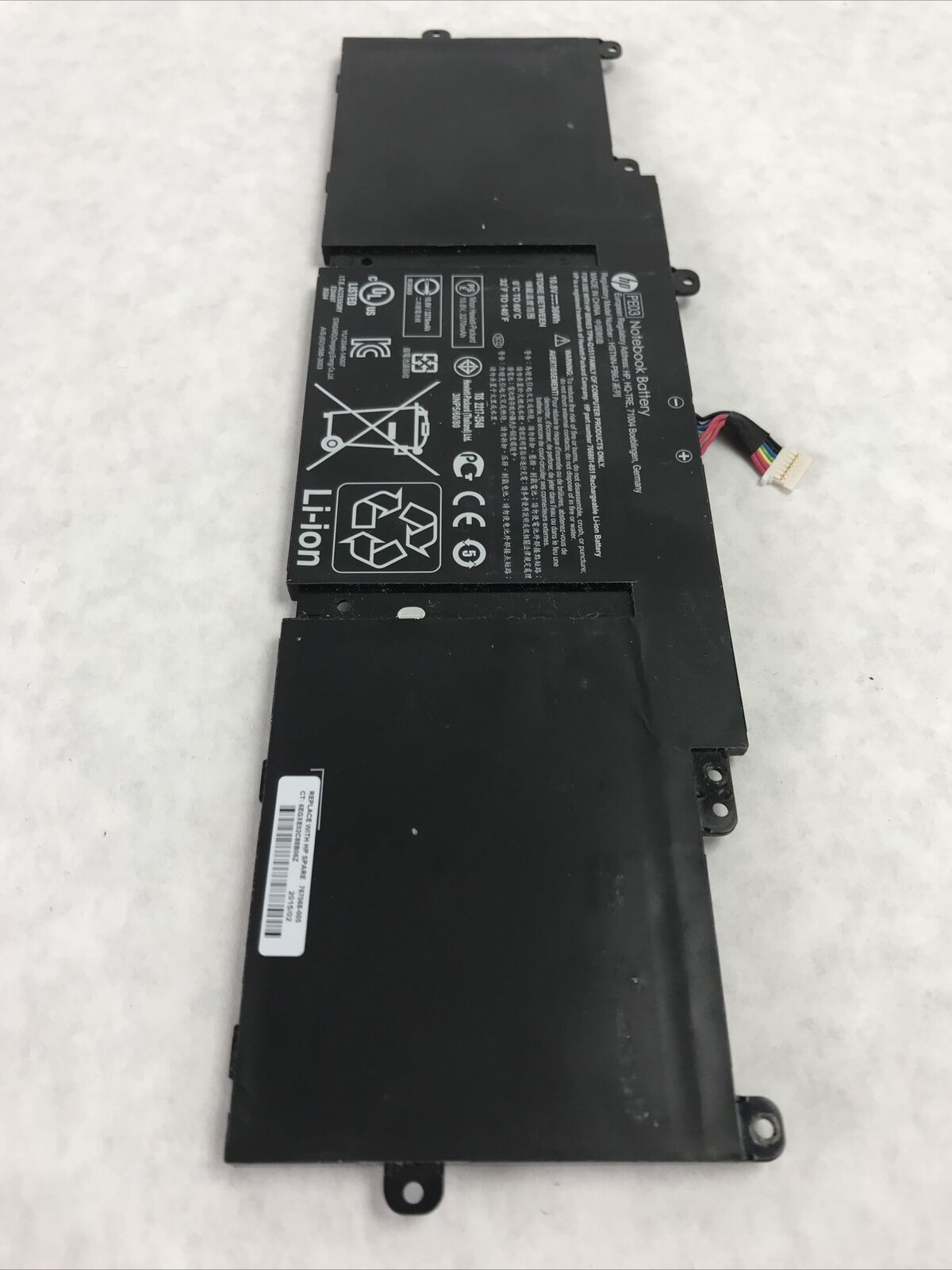 HP Notebook Li-ion Battery PE03 HSTNN-PB6J (Lot of 2)