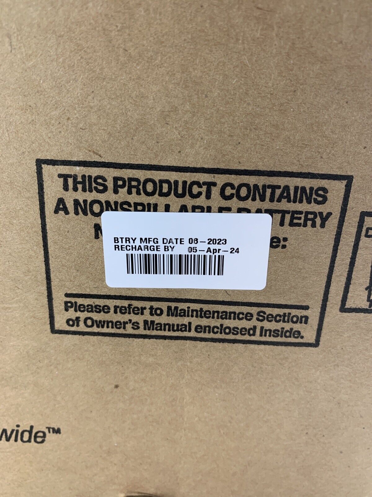 Eaton P-106000226 9X55 15kVA String Battery Kit Box Opened MFG 2023 Charge 2024