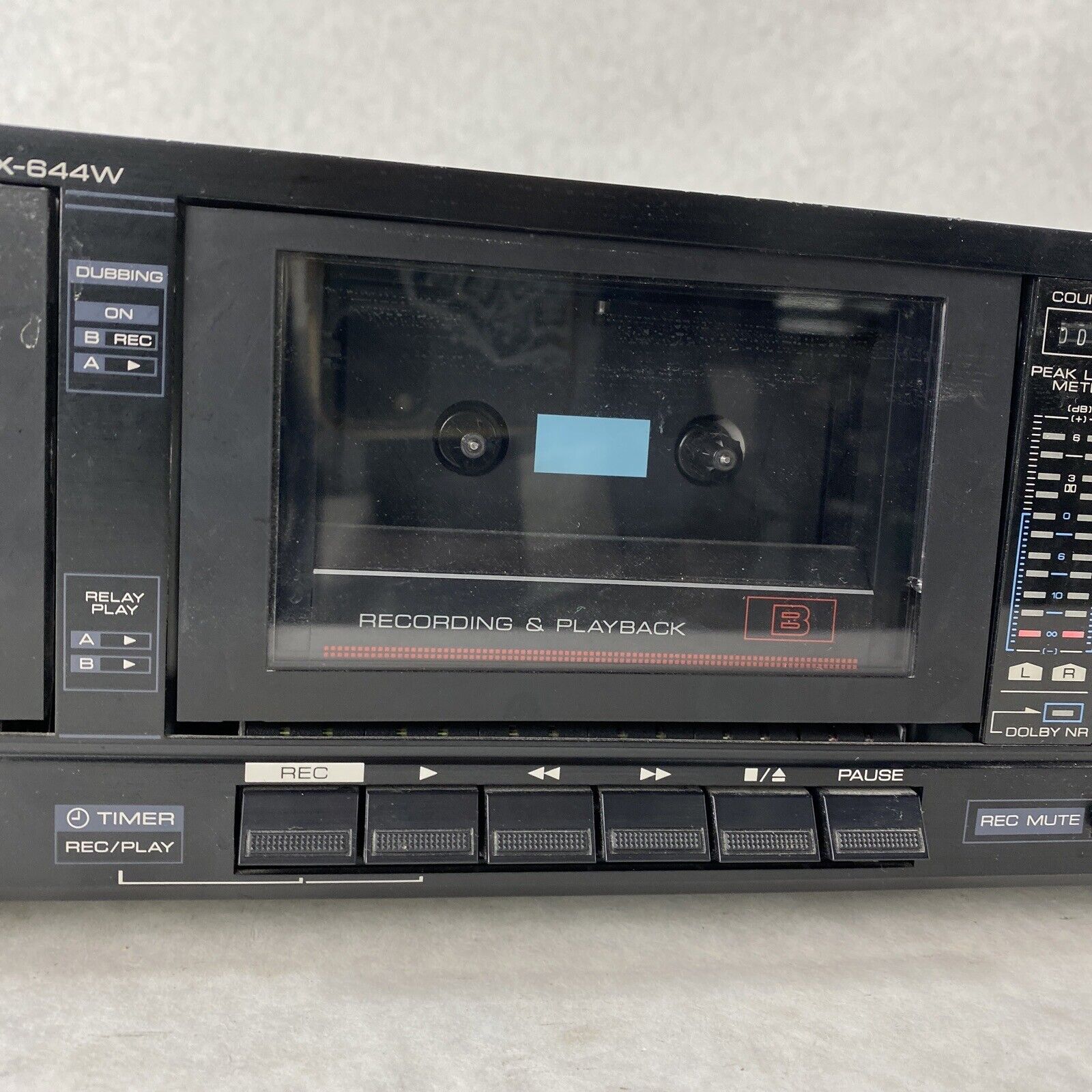 Double Cassette Deck, Dual stereo high quality tape Deck