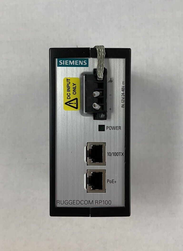 Siemens Ruggedcom RP100 6GK60100AP022AA0 RP100-LO-RM-XX