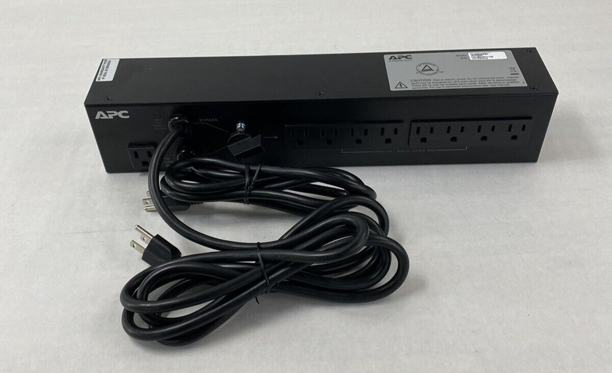 APC SBP1500RM Service Bypass PDU 120V 15AMP Tested