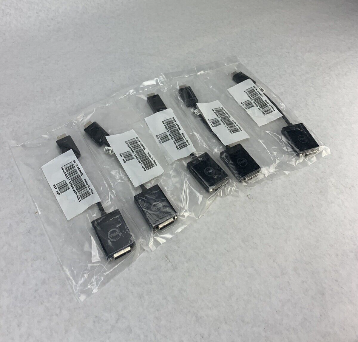 Lot of 5 Dell 0G8M3C Adapter