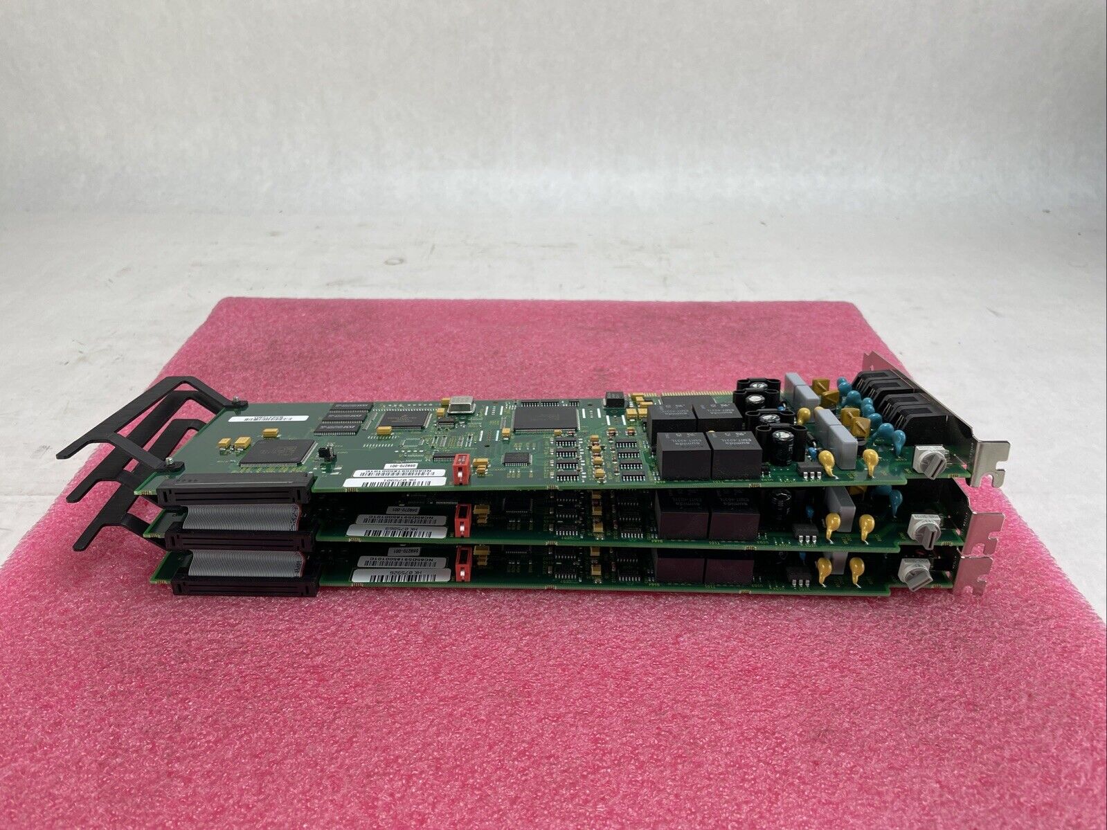 Dialogic PCI Voice Fax Board D/41JCT-LS x3 w/Cable