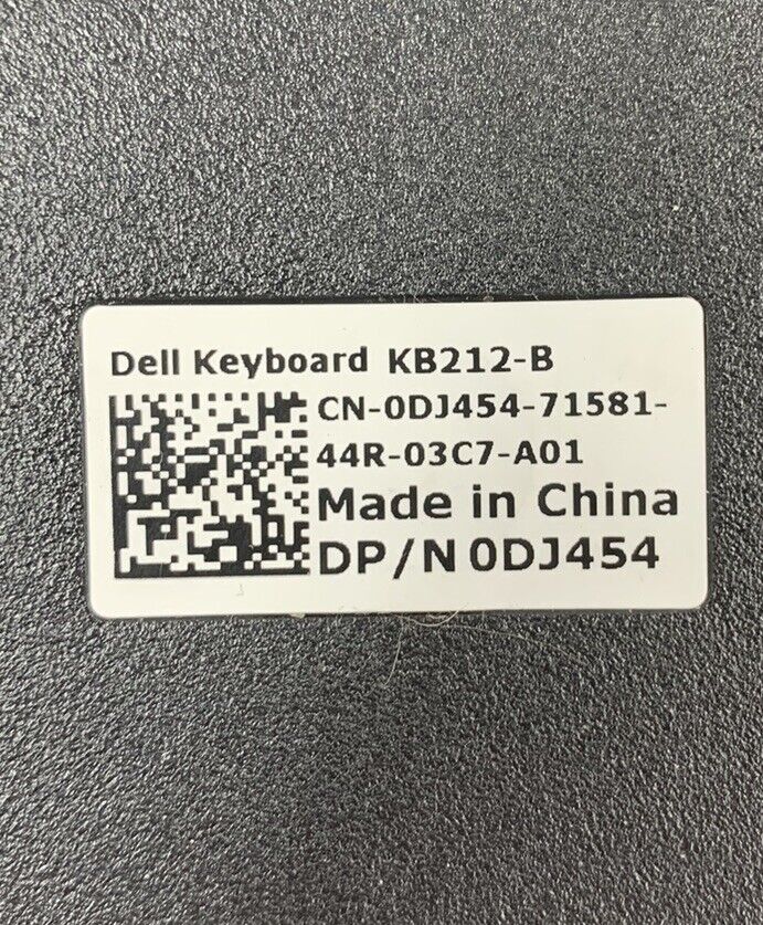 Dell KB212-B USB Wired Keyboard 04G481 (Lot of 2)