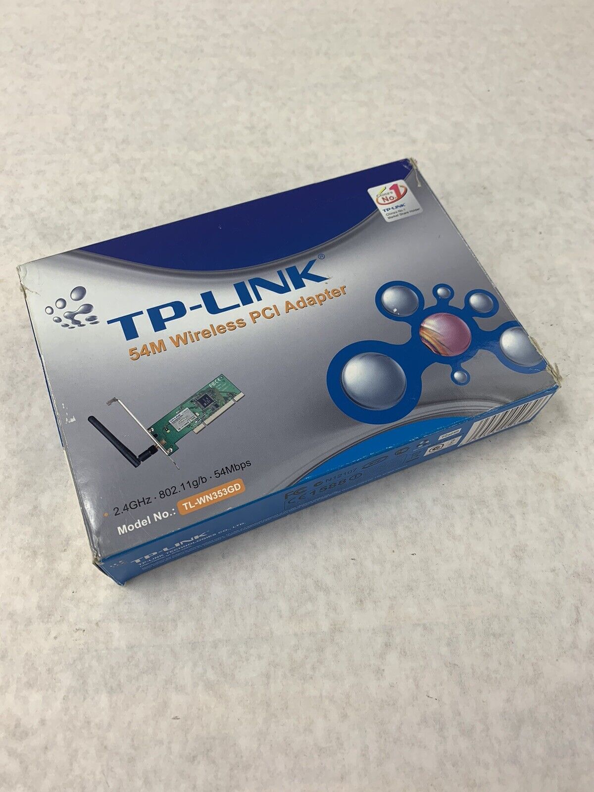 TP-Link 54M Wireless PCI Adapter TL-WN3533GD