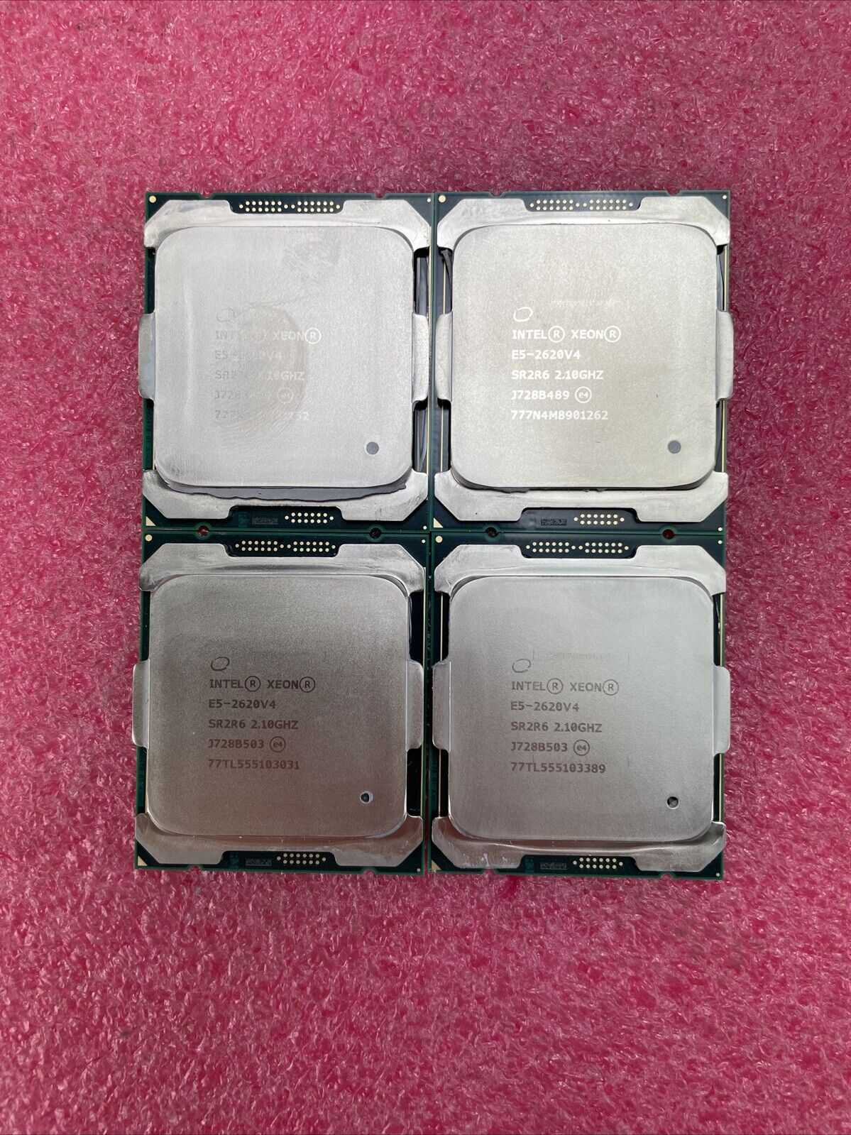 Intel Xeon E5-2620 v4 2.1GHz 8-Core Processor CPU LGA2011 SR2R6 Lot of 4