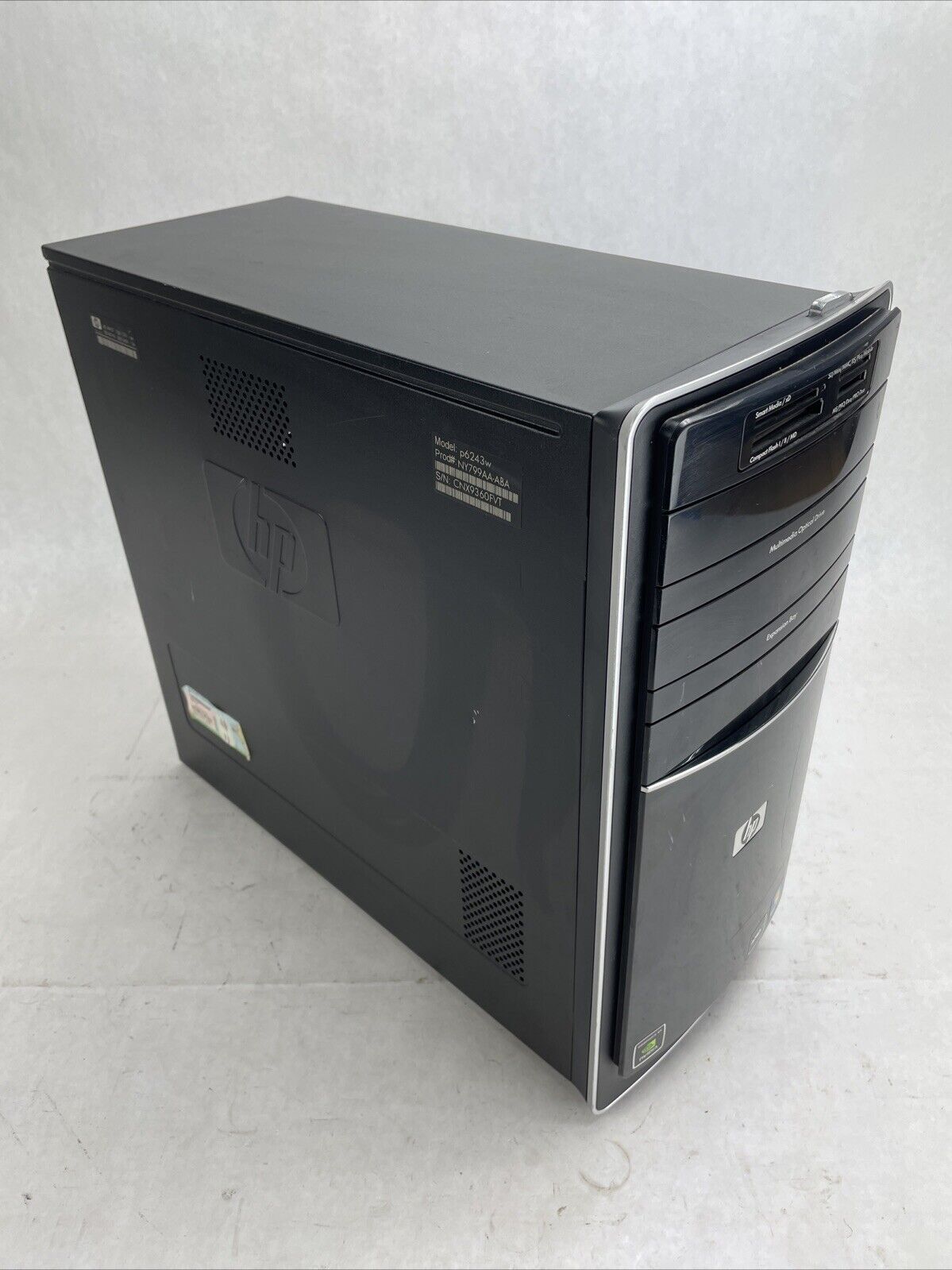 HP P6000 MT AMD Sempron LE-1200 2.1GHz 3GB RAM No HDD No OS