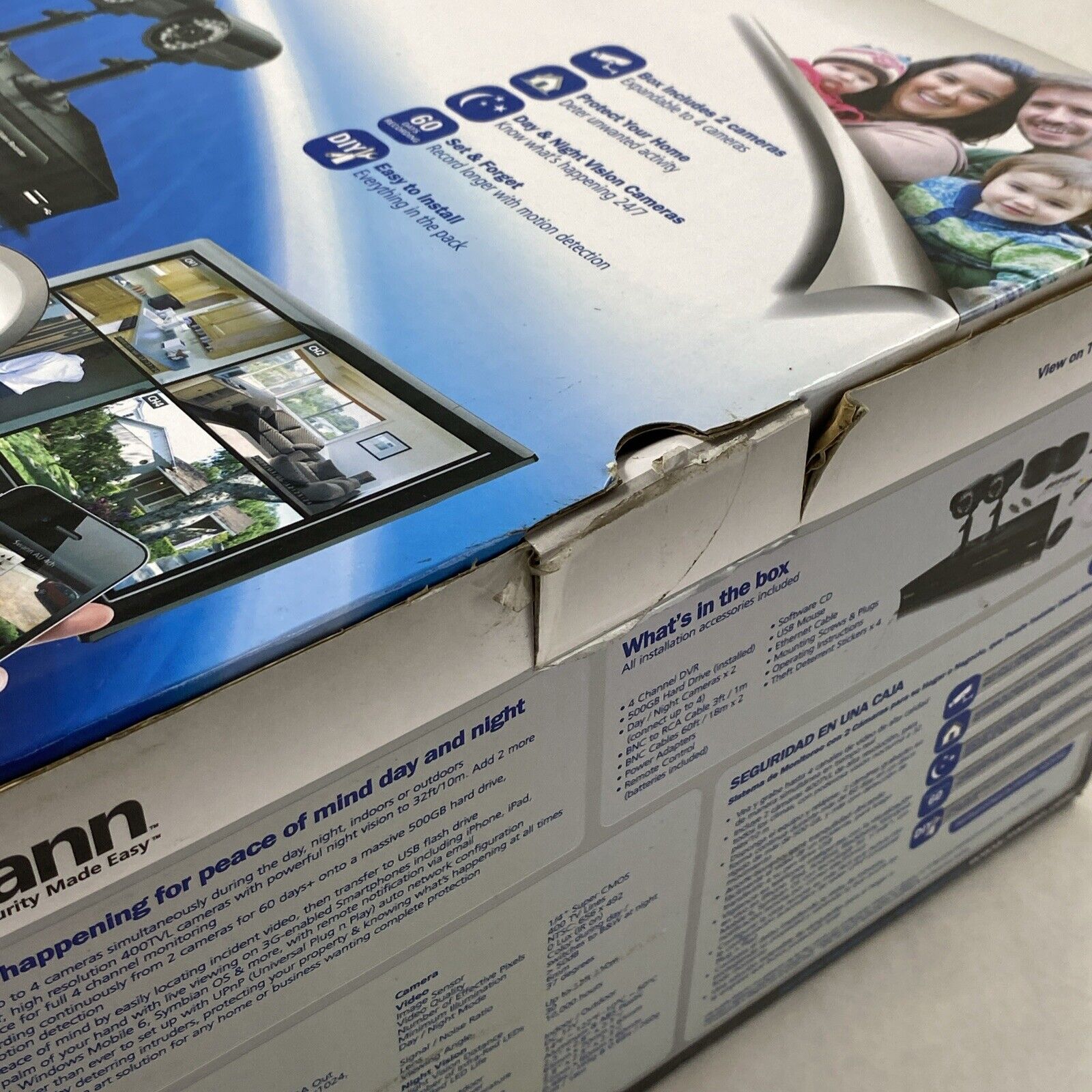 Swann Monitoring System Bundle w/ Two Cameras & H.264 4CH Digital Video Recorder