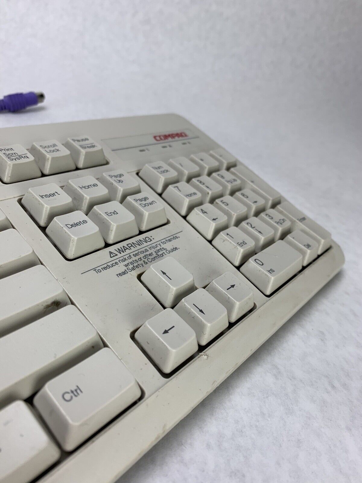 Compaq Computer Keyboard KB-9860 166516-006 PS/2 Used