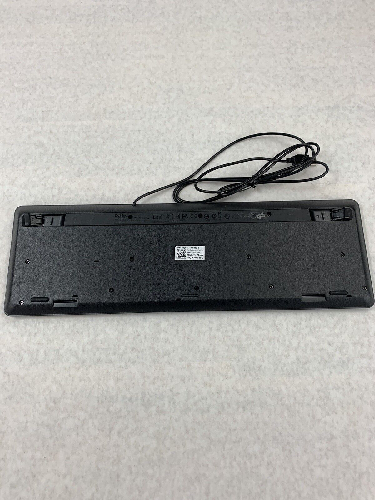 New OEM Opened Box Dell USB Wired Keyboard KB212-B