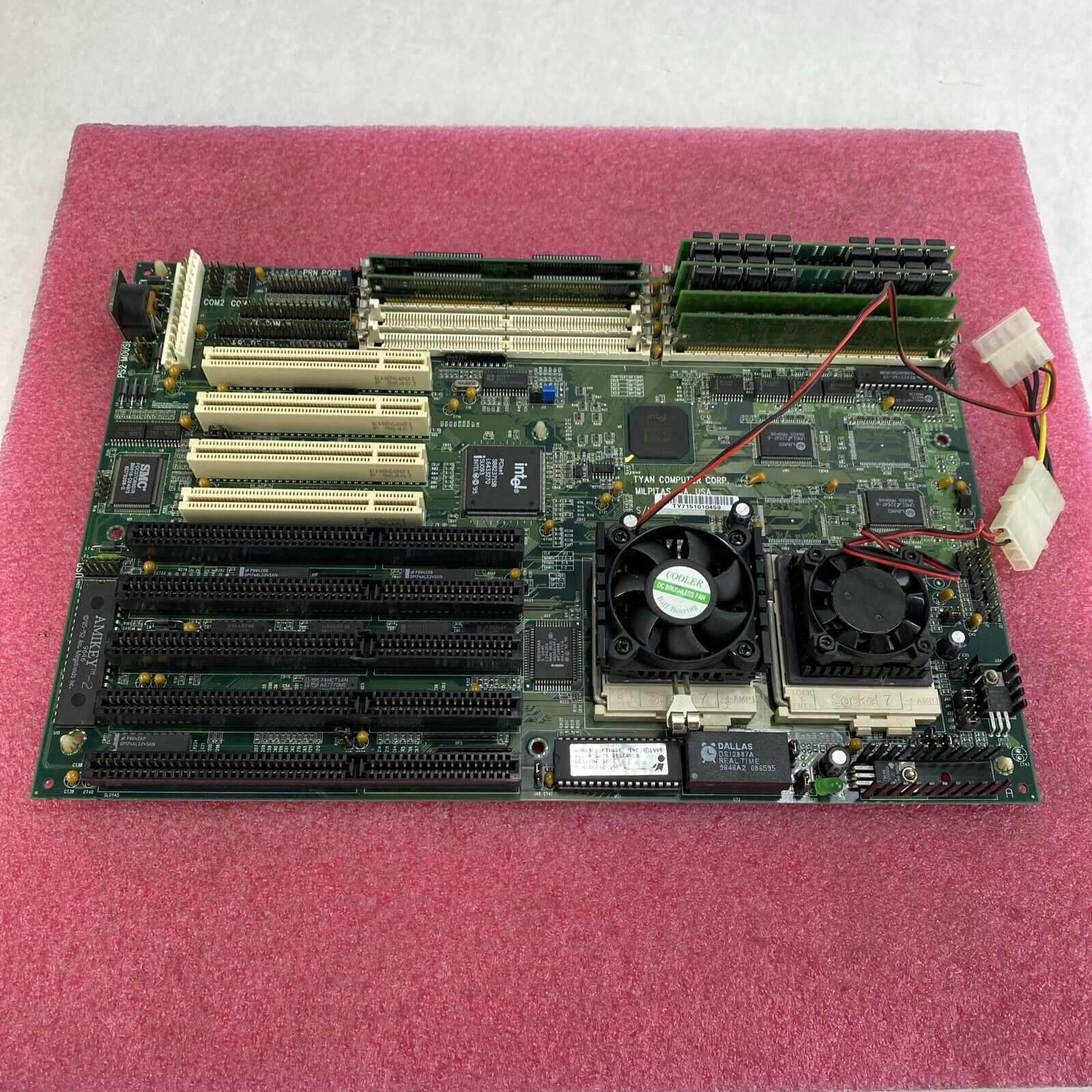 Tyan S1563 PCI-ISA MB Motherboard 2x Intel Pentium 100MHz No RAM