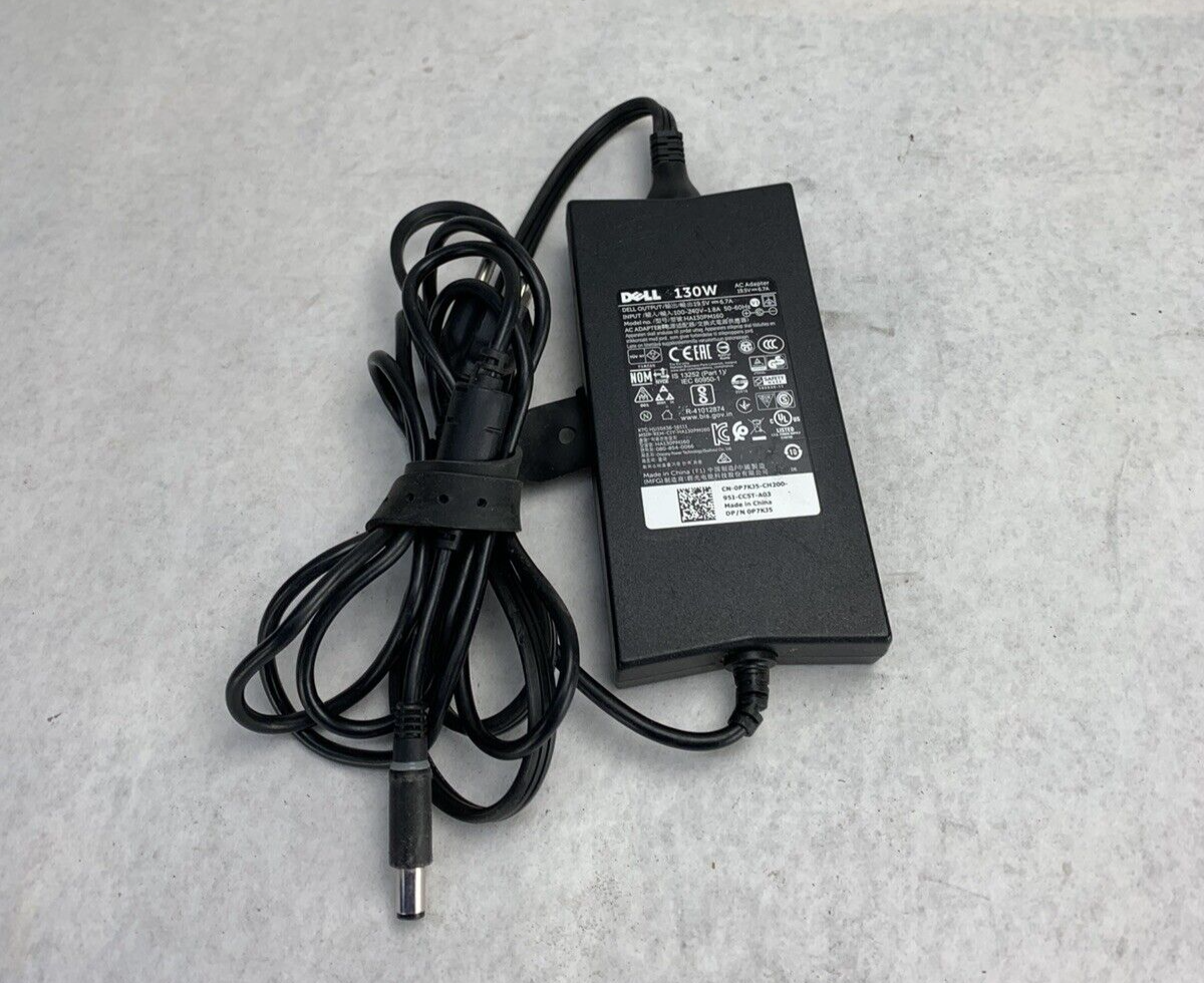 Mixed Lot of 3 Dell AC Adapter HA130PM160 LA130PM121 LA130PM190