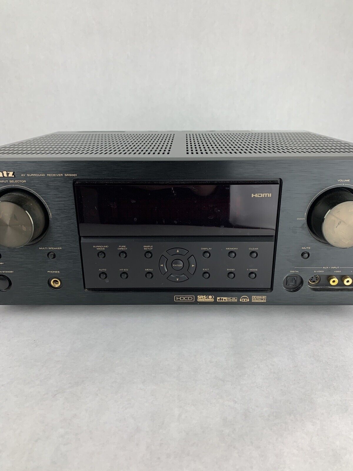 Marantz SR5001 90 watt Receiver No Power For Parts and Repair