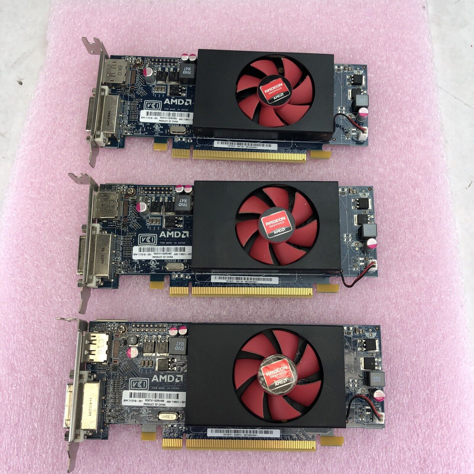 AMD Radeon ATI-102-C36952 1GB Display-Port/DVI 71219811H0G (Lot of 3)