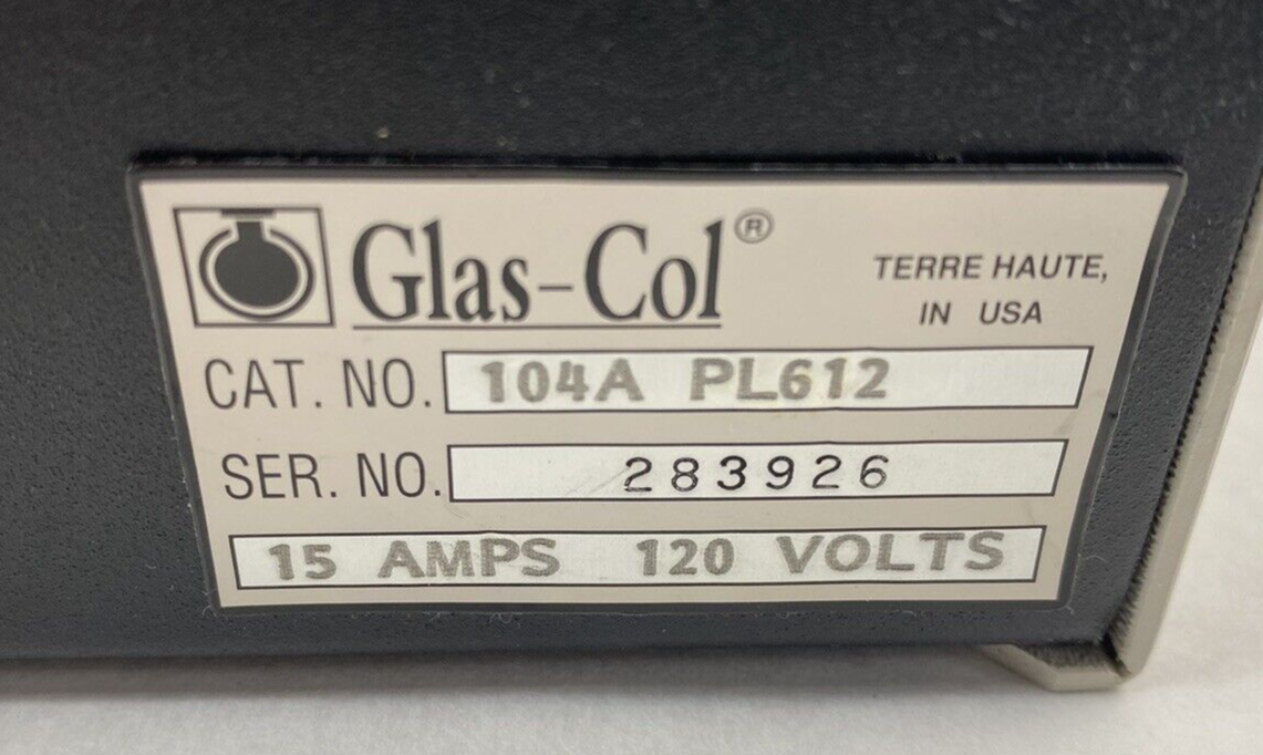 Glas-Col Digi Trol II 104A PL612 Temperature Controller Power Tested