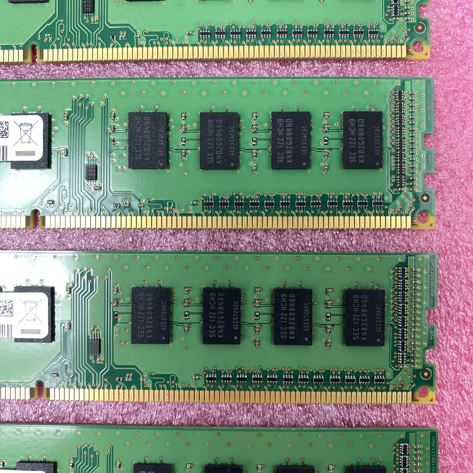 Lot ( 8 ) 2GB Samsung M378B5773DH0-CH9 1Rx8 PC3-10600U DDR3-1333MHz Desktop RAM