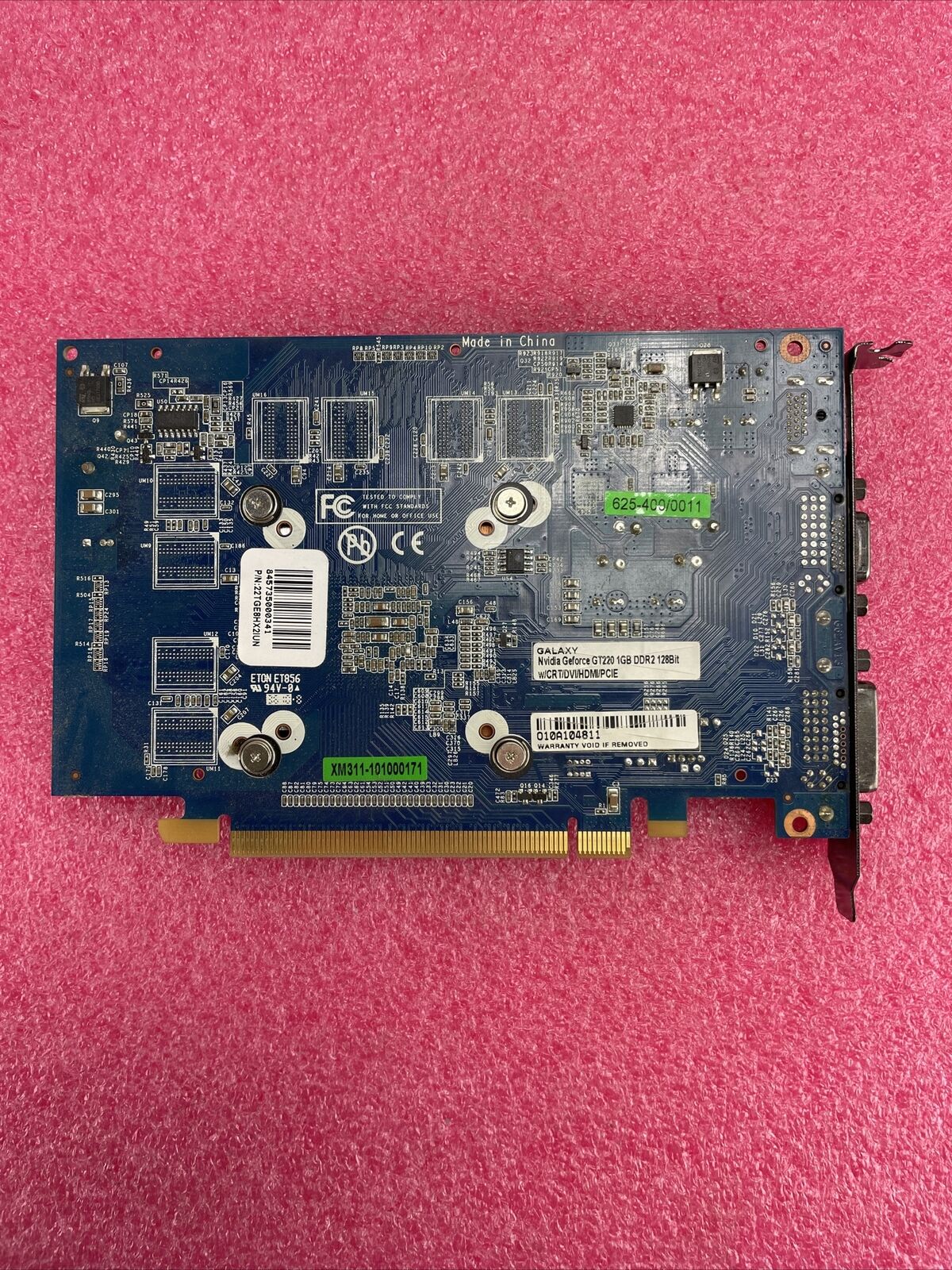 Galaxy Nvidia GeForce GT220 1GB DDR2 128Bit PCIe Graphics Card