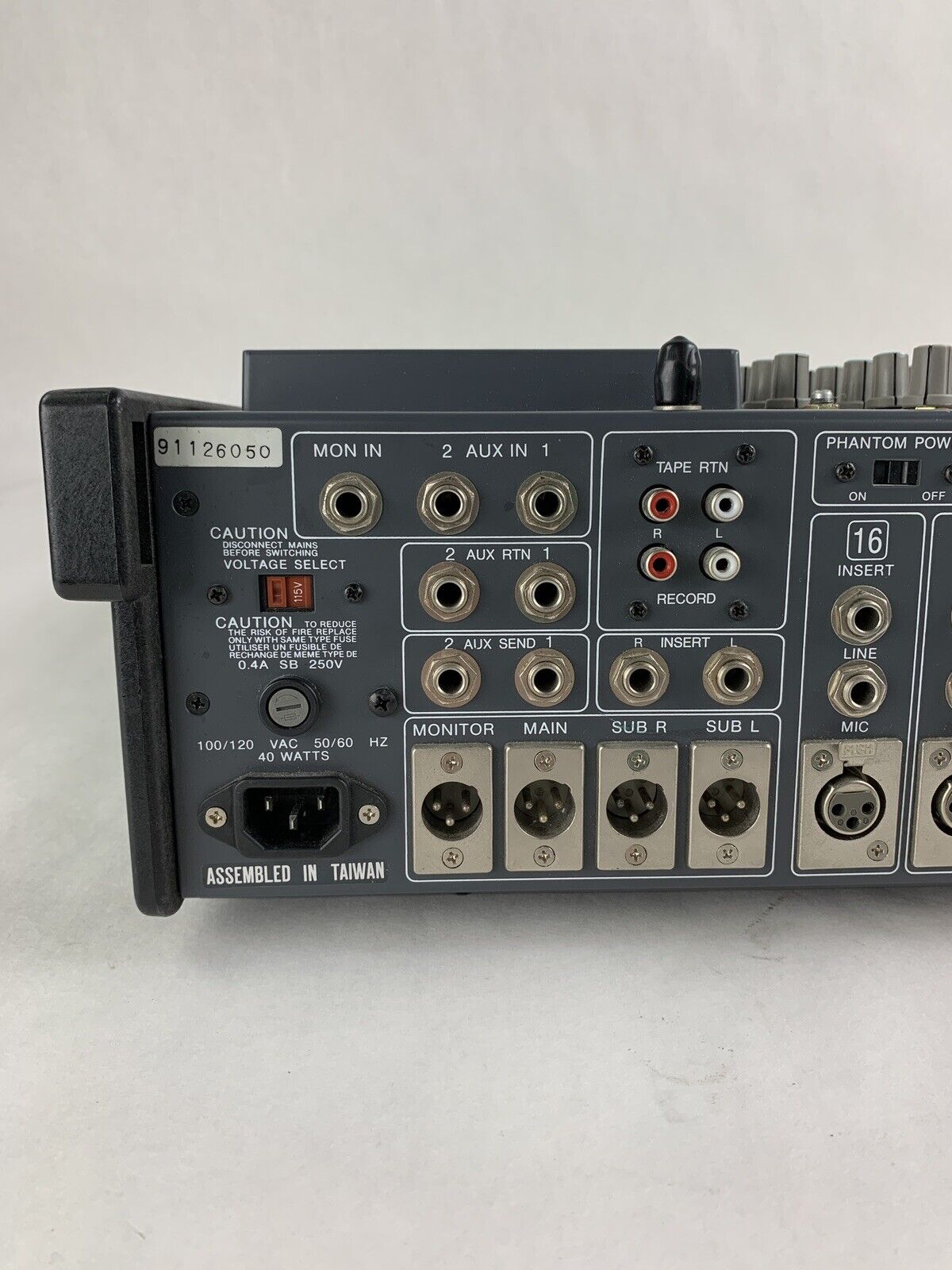 EV Electro Voice BK-1642 16-Channel Pro Stereo Mixer Tested w/ Bad Meters