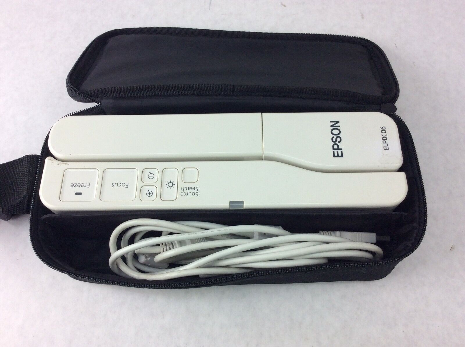 Epson ELPDC06 Document Camera w/ Case and USB