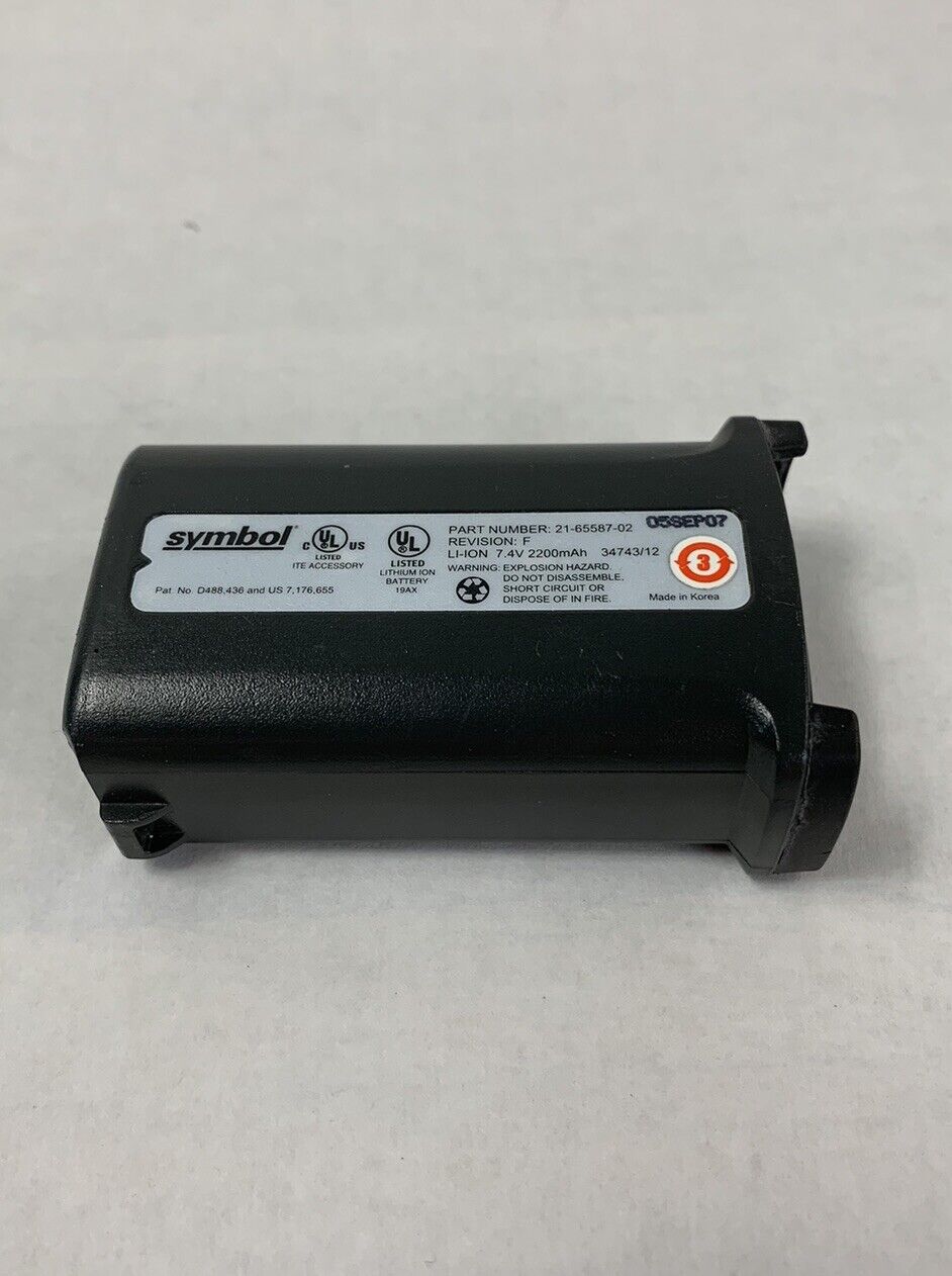 Symbol Barcode Scanner Battery 21-65587-02 (Lot of 2)