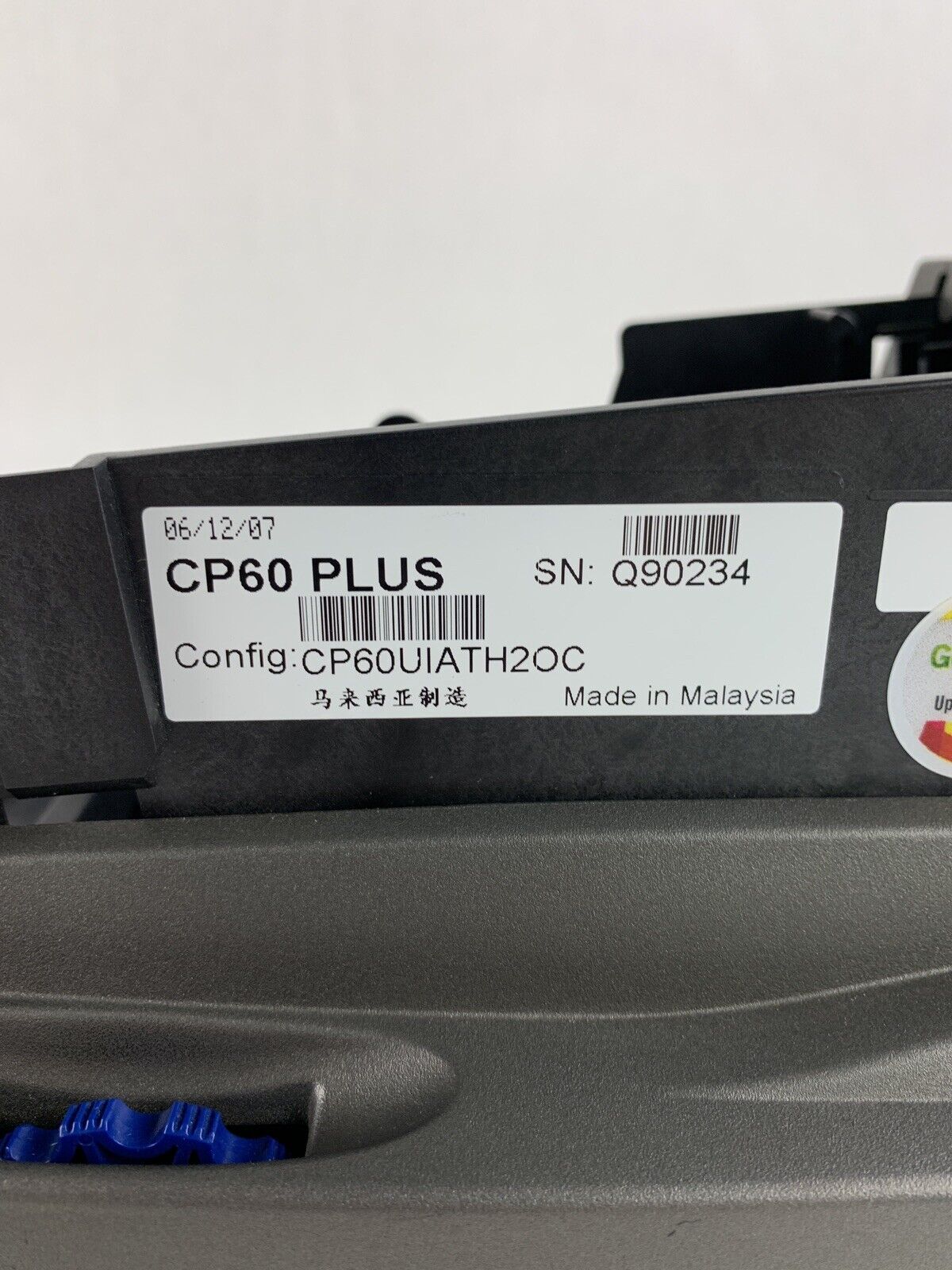 Datacard CP60 Plus Thermal ID CARD Printer For Parts  Magstrip Error MS-01410