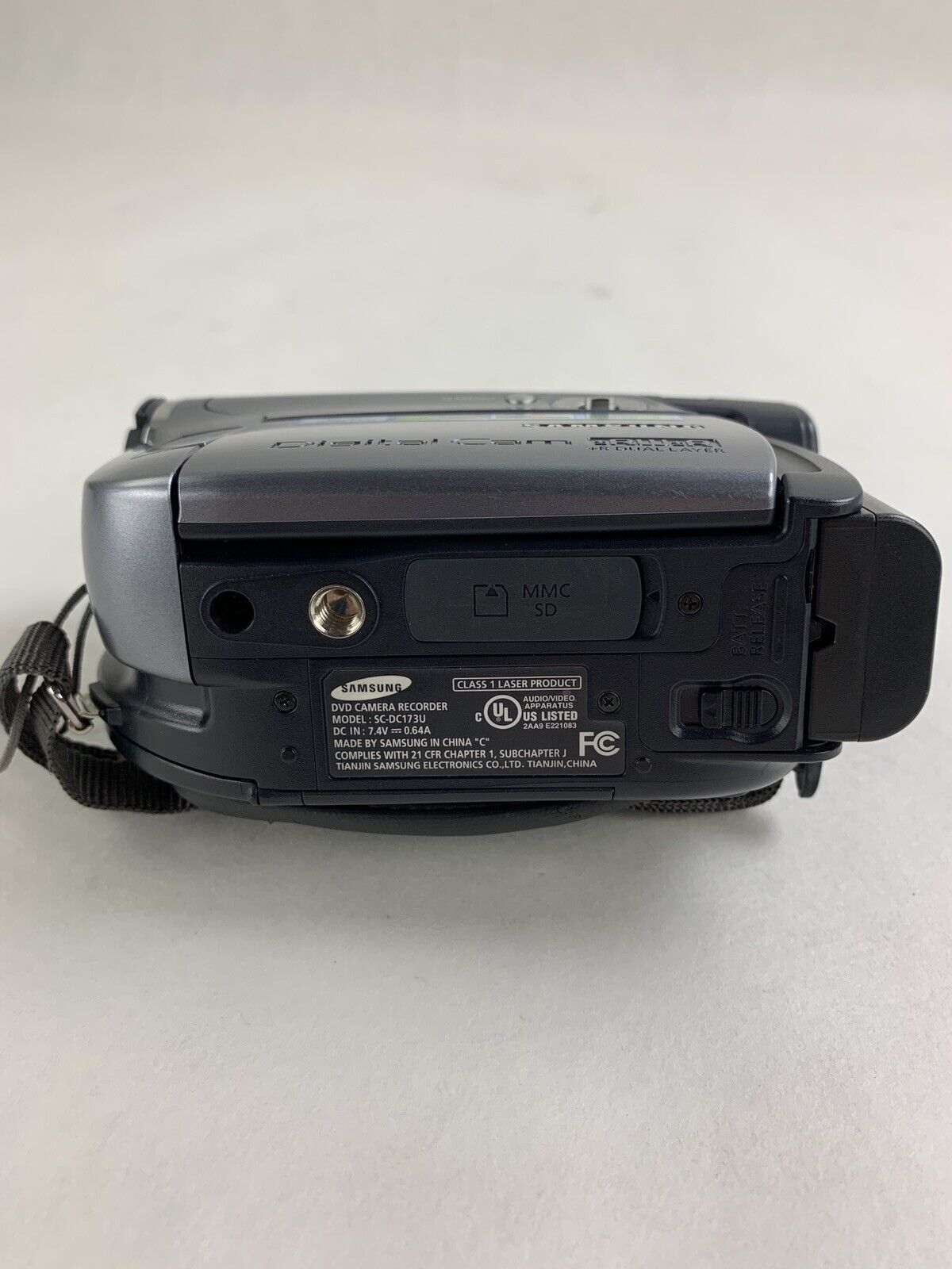 Samsung SC-DC173U DVD Camcorder w/ 34x Optical Zoom Tested No Charger