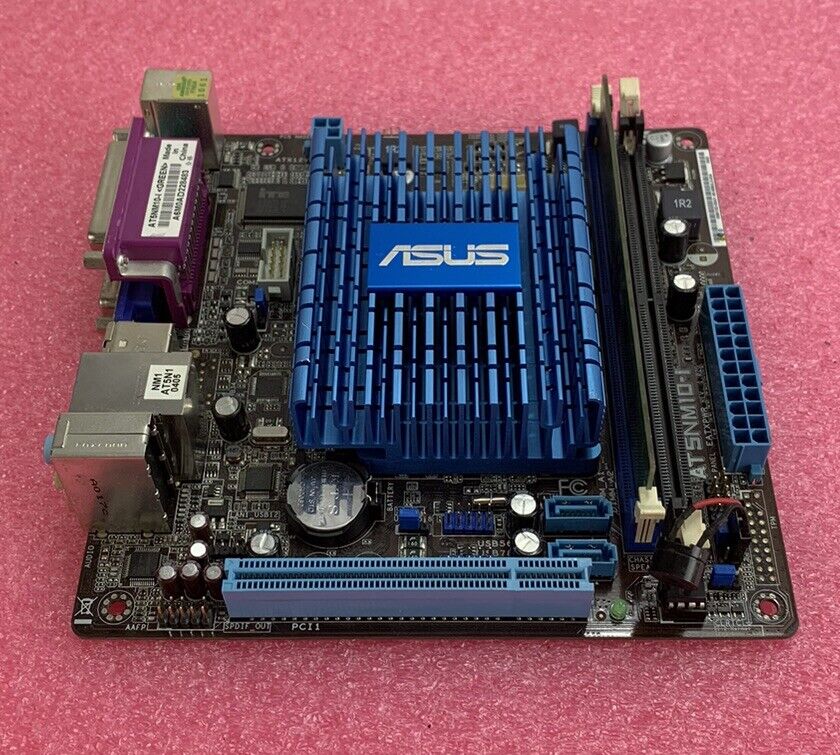 ASUS AT5NM10-I Motherboard Intel Atom D510 1.66GHz 1GB RAM No Shield