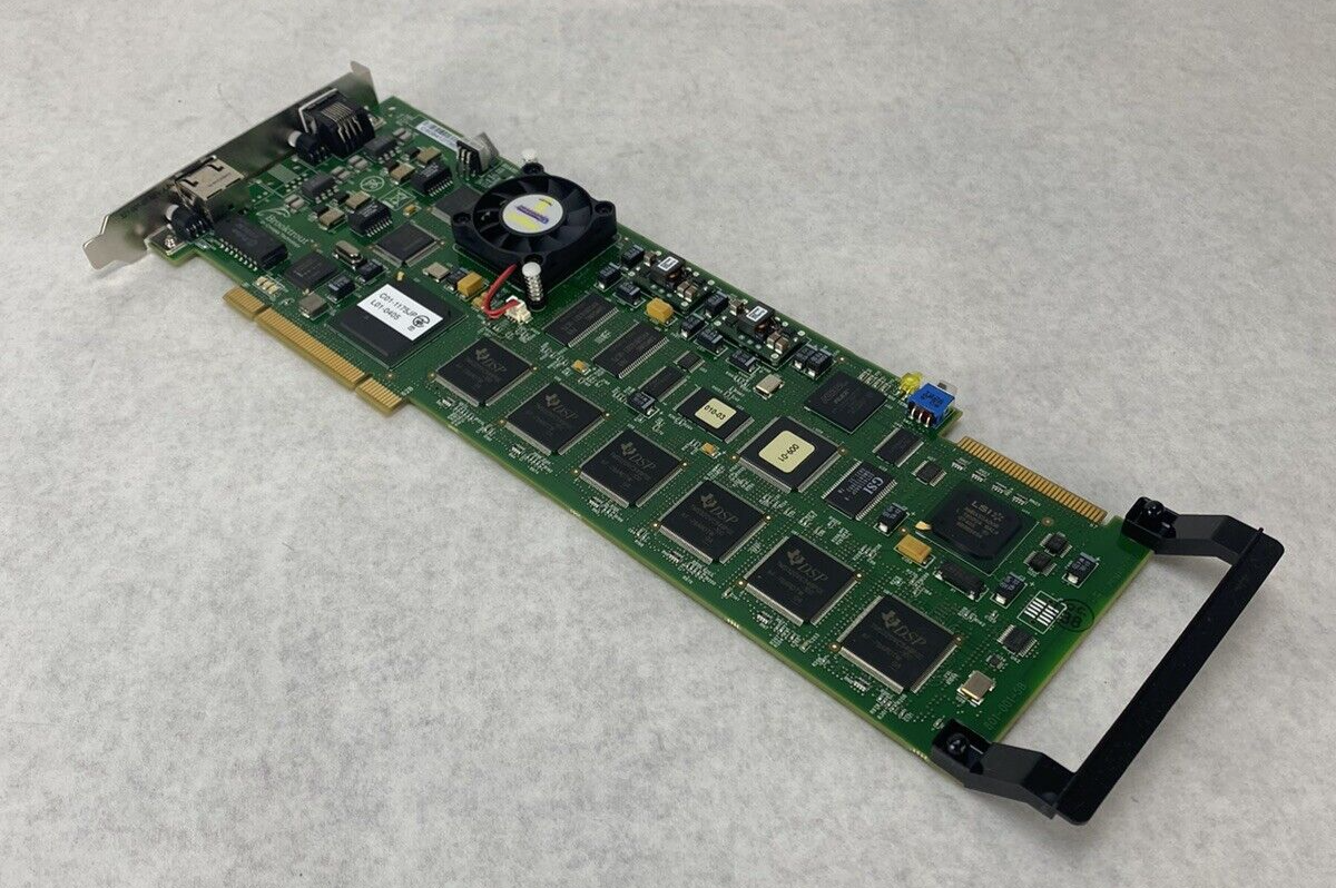 Dialogic Brooktrout Technology P/N: TR1034+P8H-T1-1N-R PCI Voice Data Board