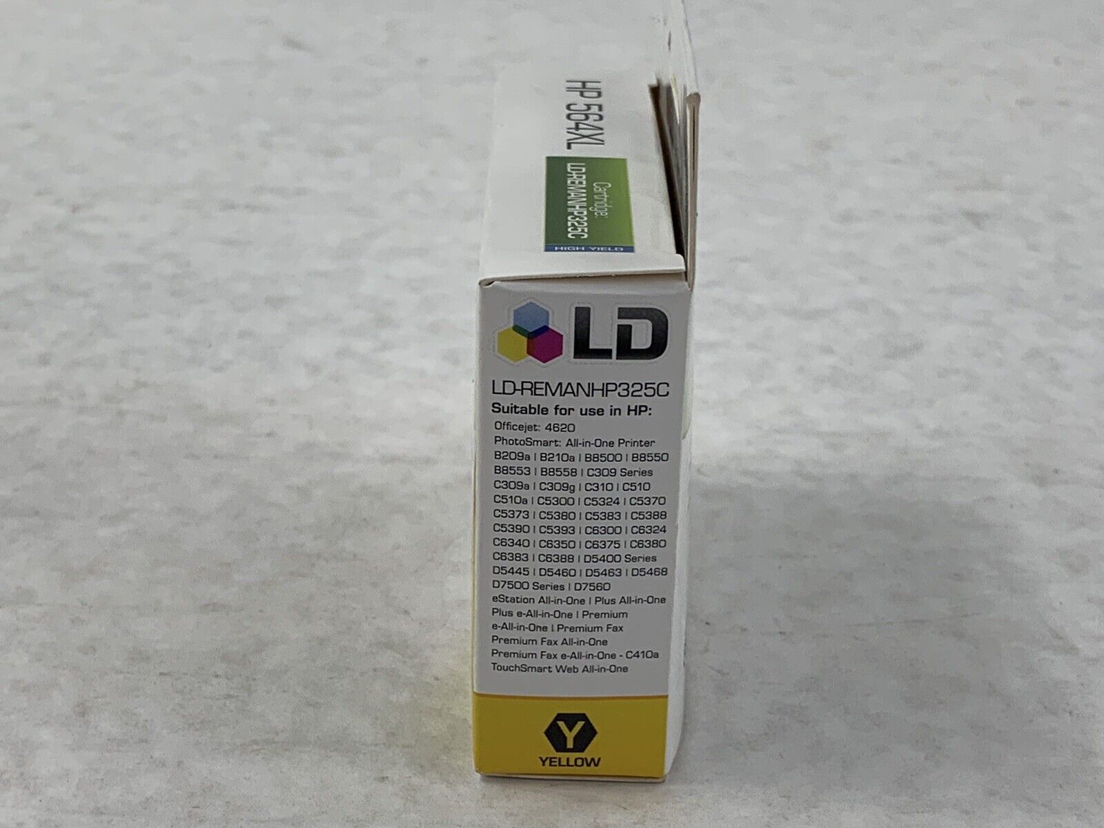 LD Yellow Ink Cartridge for HP 564XL   Factory Sealed