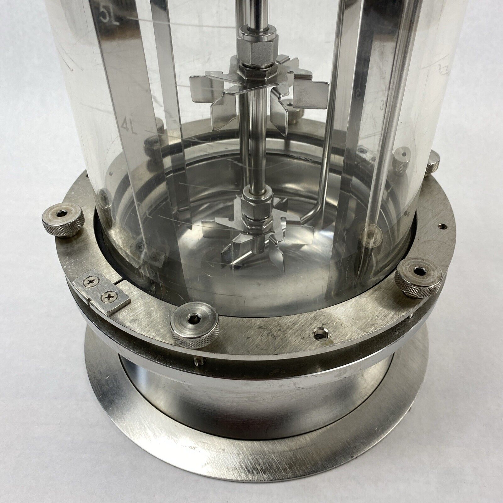 New Brunswick Scientific Q 605400 5L Glass Vessel Fermentor Bioreactor