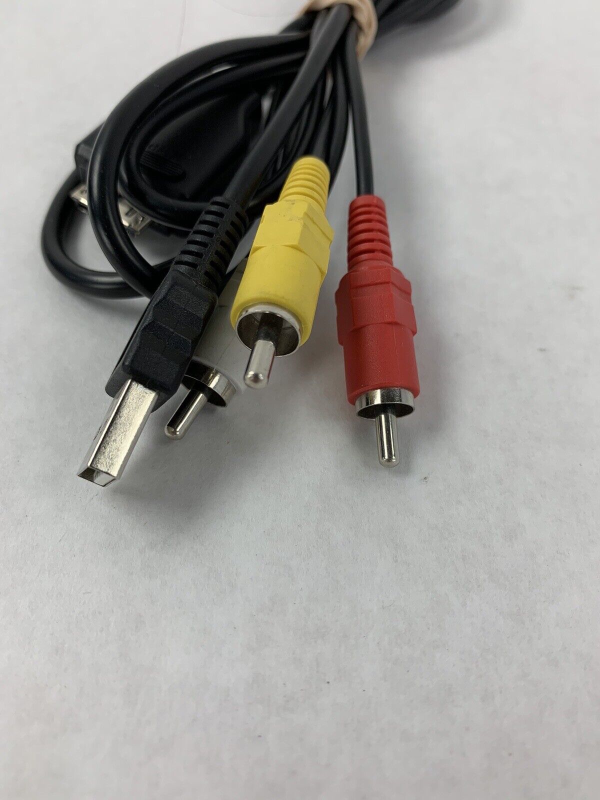 Sony Camera ZCAT 2035-0930/1325-0530 3Pin AV RCA Camera Video Cord (Lot of 2)