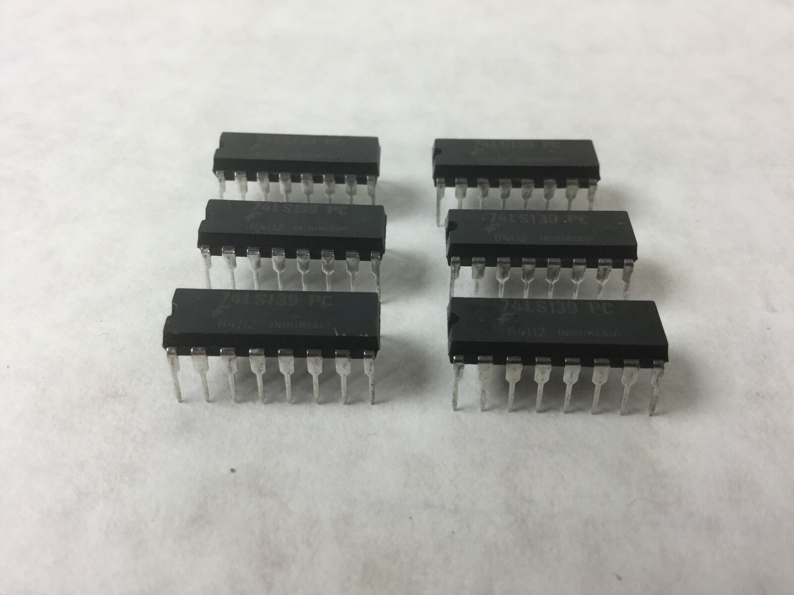 F 74LS139 PC, 16 Pin Dip (Lot of 6) NEW