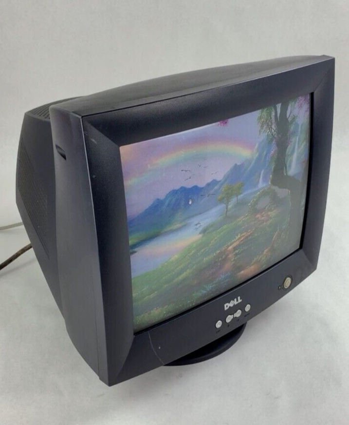 Dell E773c 17" VGA CRT Desktop Monitor 1280x1024 Retro Gaming Grade B