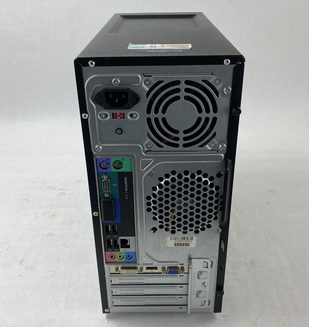 Dell Vostro 230 MT Intel Core 2 Duo E8400 3.00GHz 3GB RAM No HDD No OS