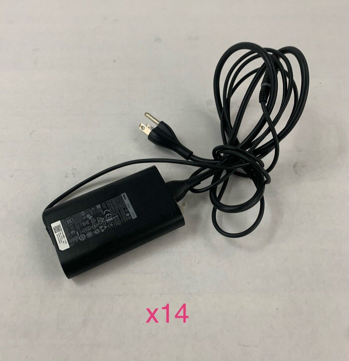 Lot of 14 Dell LA65NM130 65W Power Adapter Replacement 7.4mm Tip