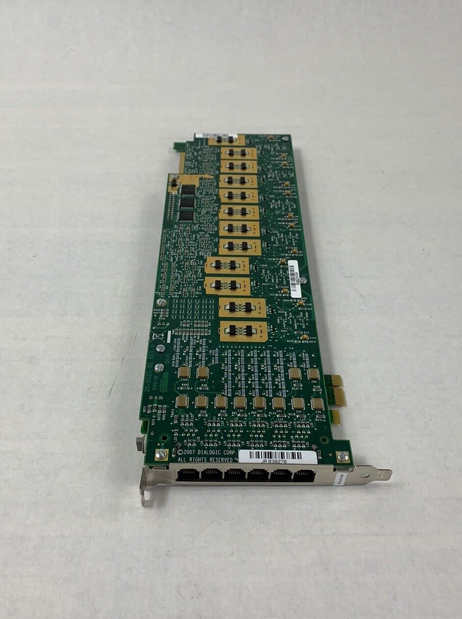 Dialogic Card  Analog Telcom Fax PCIe D/120JCT-LSE 12-Port A00-0318JP