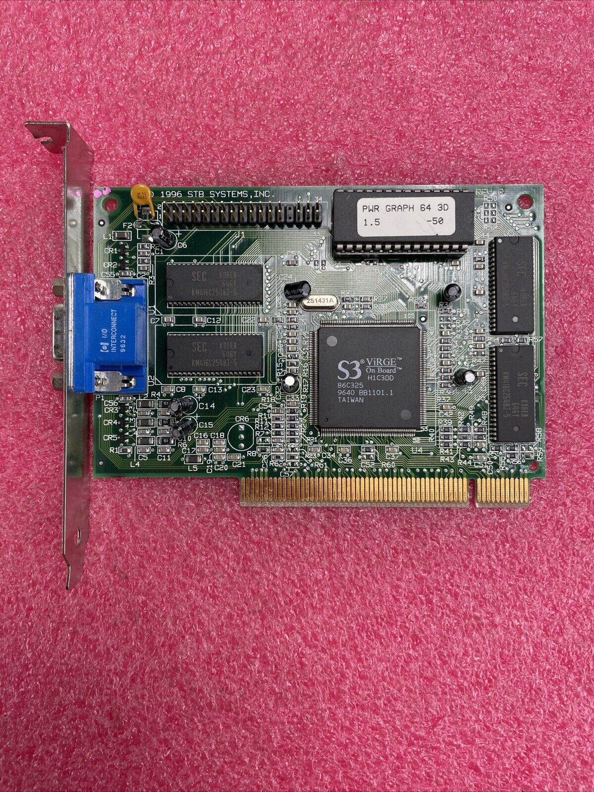 210-0203-003 STB SYSTEMS INC 2MB PCI S3 VIRGE 86C325 PWR GRAPH 64 3D VIDEO CARD