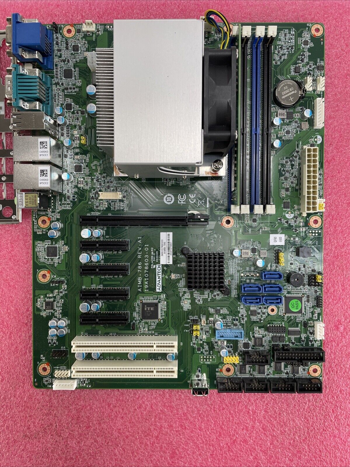 Advantech AIMB-786 Motherboard Intel Core i7-9700E 2.6GHz 8GB RAM w/Shield